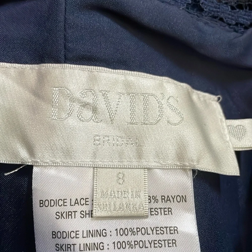 Davids Bridal beautiful navy